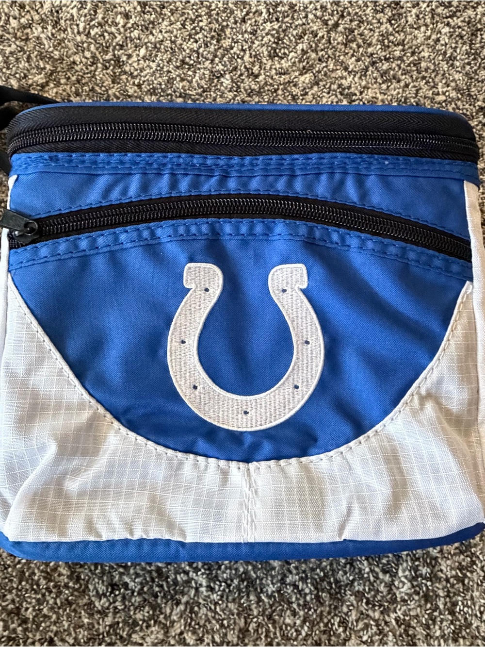 Indianapolis Colts Lunch Cooler Bag Logo Brands NFL Insulated NWT Blue White